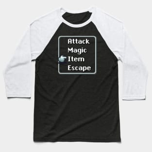 RPG BATTLE MENU - ITEM Baseball T-Shirt